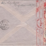 DR - 20 Pfg. Hindenburg, Zensurbrief/Sondertarif n. UNGARN, Wien 1941 n.