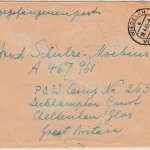 All.Bes. - Wiedelah ü. Viennenburg Poststelle I Kriegsgefangenenbrief n. ENGLAND