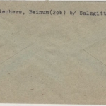 All.Bes. - Beinum ü. Salzgitter, Poststelle I a. Brief n. Gornsdorf 1947