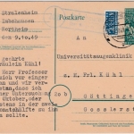 BRD - (20b) Imbshausen ü. Northeim, Landpost-Ra2 a. 10 Pfg. Bundestag Sonder-GA