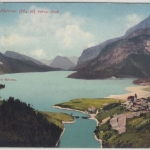 Italien/Trentino - Lago di Molveno, farb. AK gelaufen 1910