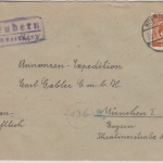 All.Bes. - Reudern ü. Nürtingen, Landpost-Ra2 a. Brief n. München 1946