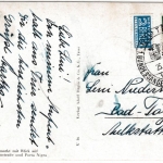 BRD - Trier 1953, 1. Bundessängerfest Rheinland/Pfalz, SST a. Karte n. Tölz