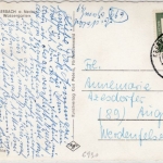 BRD - Eberbach (Bad. Neckartal) 1962, teilapt. Tagesstpl. Karte n. Augsburg