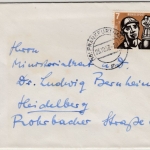 BRD - 7 Pfg. Wofa/Bergmann, Drucksachenbrief Frankfurt/Main - Heidelberg 1957