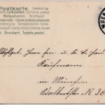 Glückwunsch - Prosit Neujahr "Postkarte m. Tannenduft" Engel fahren Schlitten