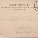 Glückwunsch - Neujahr Biedermeier-Paar gelaufen München 1904