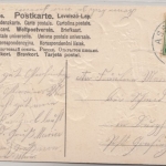Glückwunsch - Ostern Kinder mit Hühnern Prägekarte Assling 1907