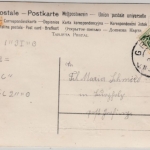 Glückwunsch - Herzlichen Glückwunsch Rose Prägekarte Grafing 1908