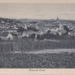 Bayern - Wolnzach Ortsansicht, sw-AK gelaufen 1929