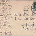 Bayern - Kochel Ortssansicht, farb. AK gelaufen 1913