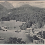 Bayern - Urfeld a. Walchensee, Ortsansicht/Hotel Fischer, sw-AK gelaufen 1918