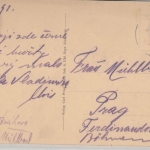Bayern - Bayer. Eisenstein Ortsansicht m. Brücke, sw-AK gelaufen 1917