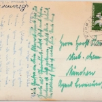 Bayern - Ruhmannsfelden Hausansicht 2-teil. sw-Fotokarte gelaufen 1959