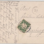 Bayern - Wunsiedel Marktplatz Vogelperspektive farb. AK gelaufen 1910