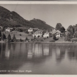 Bayern - Oberkirch b. Füssen Weißensee, sw-Fotokarte gelaufen 1938
