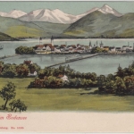 Bayern - Lindau i. Bodensee, Ortsansicht, frab. Künstler-AK ungelaufen ca. 1900