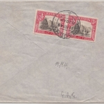 Aden - Luftpostbrief i.d. TSCHECHESLOWAKEI 1949