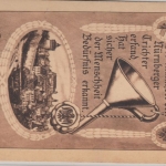 DR-Infla - 40 Pfg. By-Abschied/DR Karte Masch-SST Nürnberg Philatelistentag 1921