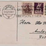 Dänemark/Schleswig - Sonderburg, Abstimmungsgebiet, farb. Künstler-AK 1921