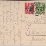 Bayern - Staffelstein Rathaus sw-AK gelaufen 1921