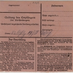Bayern - 3x50 Pfg. Ludwig/Freistaat, Nachnahme-Paketkarte Neuulm 15.2.20 n.