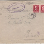 Bayern - 2x10 Pfg. Ludwig, Feldpostbrief ins bes. BELGIEN München - Brüssel 1916
