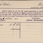 Bayern - Prüfungsstelle II d.b.III.. Armeekorps Nürnberg, Zensur-L2 a. Karte