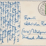 Niedersachsen - Varrel, farb. Mehrbild-Fotokarte (Bank, Schule etc.), 1959
