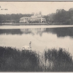 Thüringen - Salzungen Kurhaus m. See, sw-AK gelaufen 1909