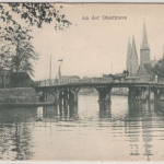 Schleswig-Holstein - Lübeck An der Obertrave, sw-AK ca. 1910