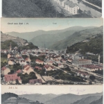 Baden-Württemberg - Zell i.W., 4 versch. Ortsansichten, gelaufen/Feldpost 1916