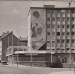 Rheinland-Pfalz - Pirmasens Messehaus, sw-Fotokarte gelaufen 1961