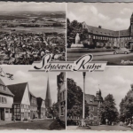 Nordrhein-Westfalen - Schwerte a.d. Ruhr, sw-Mehrbild-Fotokarte gelaufen 1964