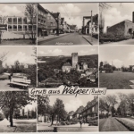 Nordrhein-Westfalen - Welper Ruhr (Hattingen), sw-Mehrbild-Fotokarte 1972