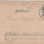 Schleswig-Holstein - Glücksburg Strandhotel u. Kurhaus, farb. AK gelaufen 1902