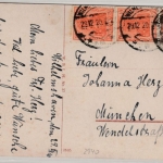 Niedersachsen - Wilhelmshaven Roonstraße, farb. AK gelaufen 1920