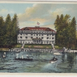 Baden-Württemberg - Friedrichshafen a.B. Kurgarten-Hotel, farb. AK ungelaufen