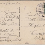 Schleswig-Holstein - Sylt Meer, Strand u. Kliff bei Kampen, sw-AK gelaufen 1913