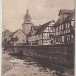 Hessen - Bebra An der Brücke, sw-AK gelaufen 1921