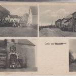 Saarland - Hasborn, sw-Mehrbild-AK gelaufen 1939