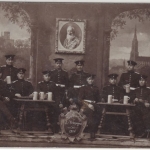 Bayern - Neu-Ulm, 3. Korporalschaft, 3.Komp. 1906, Soldatengruppe sw-Fotokarte