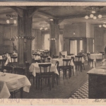 Nordrhein-Westfalen - Hotel Rheinischer Hof Innenansicht, sw-AK gelaufen 1931