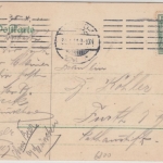 Baden-Württemberg - Mannheim Börse, farb. AK gelaufen 1911