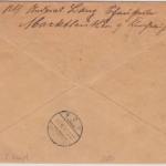 DR-Infla - 1 1/2 M. By-Abschied/DR u.a., Eilbrief (2.Gew.st.) Bayreuth 1921