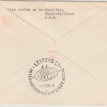 Österreich - Interflug Messe-Sonderflug Wien-Leipzig 1960, Luftpost-Drucksache
