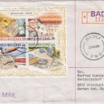 Papua-Neuguinea - Badili 22.11.85, Einschreibebrief m. prov. R-Zettel