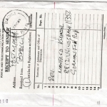 Papua-Neuguinea - Badili 22.11.85, Einschreibebrief m. prov. R-Zettel