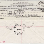Papua-Neuguinea - Saidor 13.3.84, Schildkröten a. Einschreibebrief m.