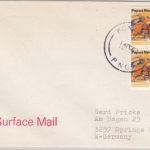 Papua-Neuguinea - Konedobu 14.2.83, 2x10t Commonwealth Games a. Brief